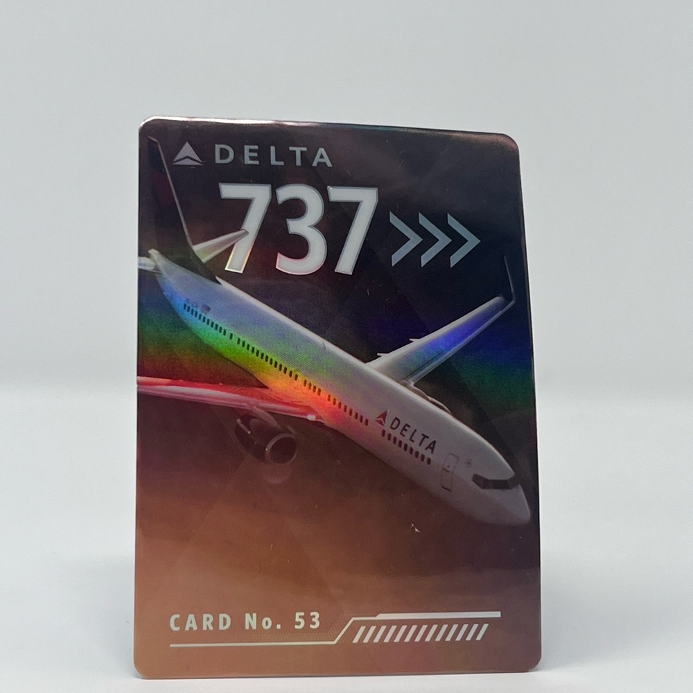 Delta Airlines 737-900ER Trading Card No.53